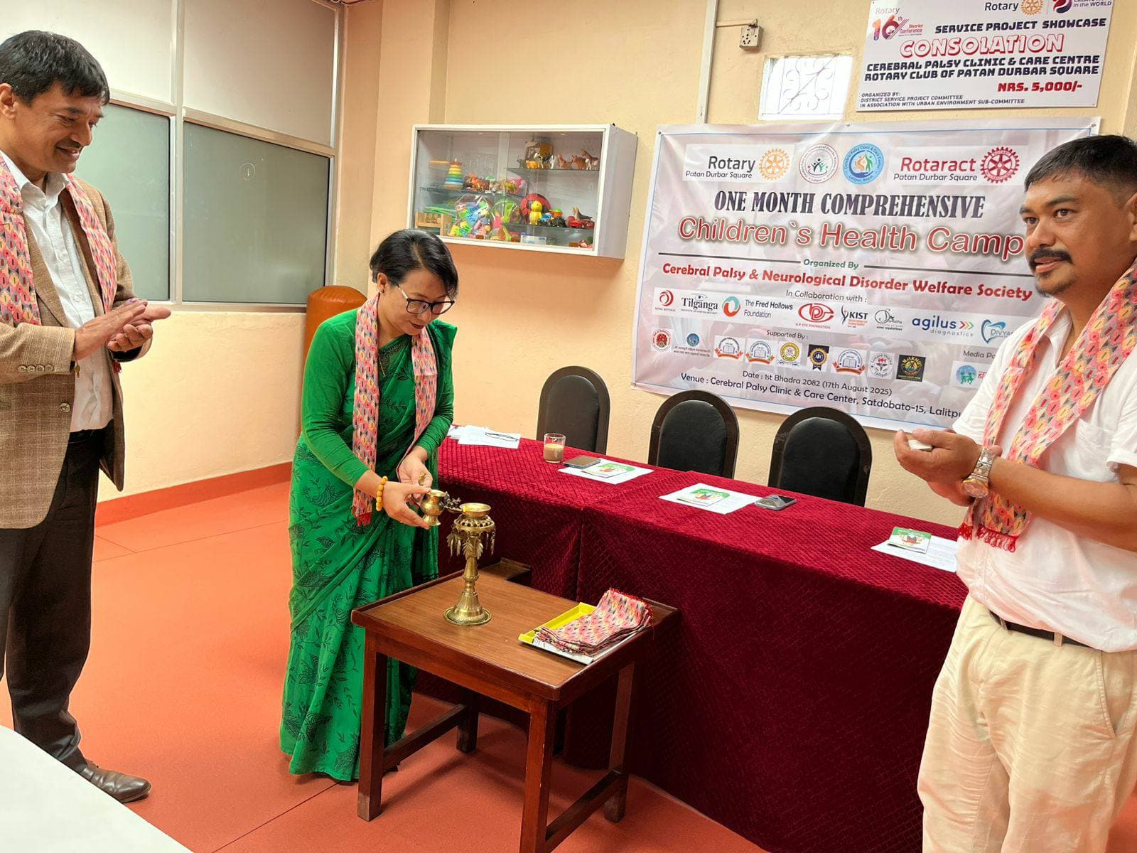 Inaugurtion ceremony-One-Month Comprehensive Children’s Health Camp